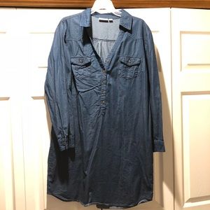 Dark Chambray Dress
